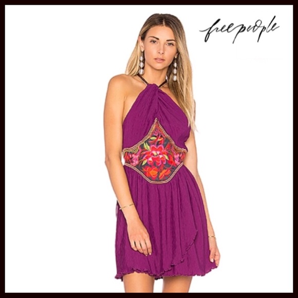 Free People Dresses & Skirts - FREE PEOPLE EMBELLISHED MINI DRESS